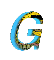 Glitch G Sticker by #BASILIO