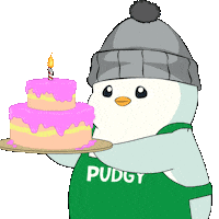 Happy Birthday Fun Sticker by Pudgy Penguins