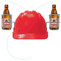 astrabier astra astrabier wasdagegen bierhelm Sticker