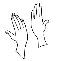High Five Sticker by Abiby