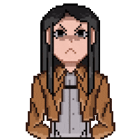 Attack On Titan Pixel Sticker