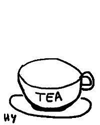 You Are My Cup Of Tea Sticker