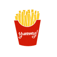 Fries Fryay Sticker