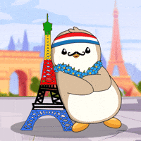 France Penguin GIF by Pudgy Penguins