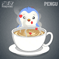 Good Morning Coffee GIF by Pudgy Penguins