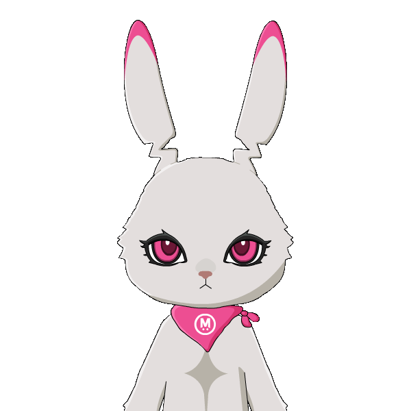 FluffeyOnMegaETH giphyupload sad mood bunny Sticker