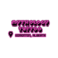 Tattoo Shop Blackwork Sticker by Mythology Tattoo Edmonton