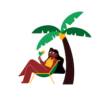 Beach Chill Sticker by Decameron Hotels