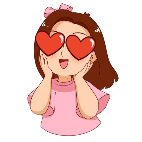 In Love Heart Sticker