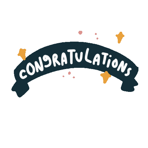 Congratulations Congrats Sticker