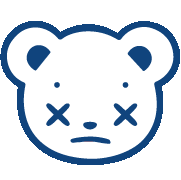 Tired Bear Sticker by familiar