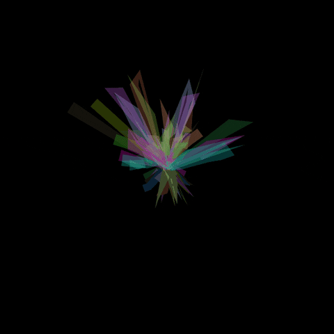 quasicrystals 3d abstract kaleidoscope crystals GIF
