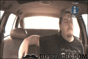 car falling asleep GIF