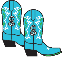 Cowboy Boots Sticker by Calgary Stampede