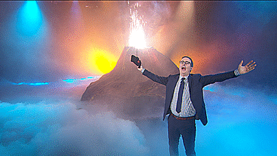 john oliver volcano GIF by Last Week Tonight with John Oliver