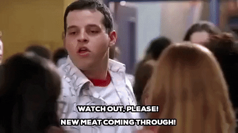 watch out please mean girls GIF