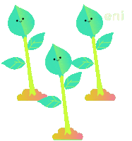 Garden Plants Sticker by Eni