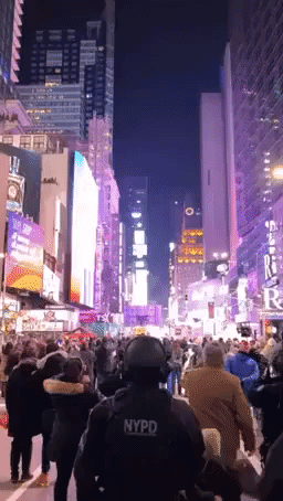 New Yorkers Gather for More Muted New Year Celebrations Near Times Square