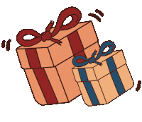 Celebrate Christmas Present Sticker