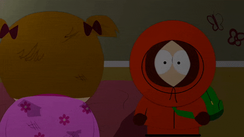 chatting kenny mccormick GIF by South Park 