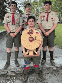 Marching Boy Scouts GIF