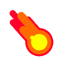 Space Comet Sticker