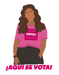 A Votar Voto Latino Sticker by Aqui Se Vota