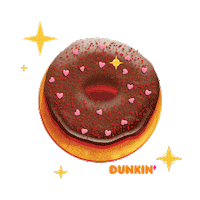 Valentines Day Hearts Sticker by Dunkin’