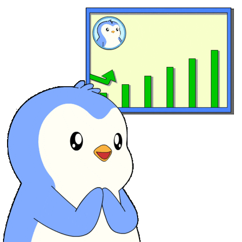 Crypto Penguin Sticker by Pudgy Penguins