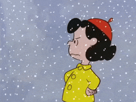 charlie brown snow GIF by Peanuts
