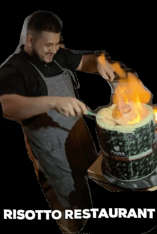 Fire Pasta GIF by risottorestaurant