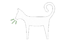 Talking Cat Sticker by Lucky Pet Petsitting LLC