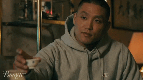 Eddie Huang Cheers GIF by Focus Features