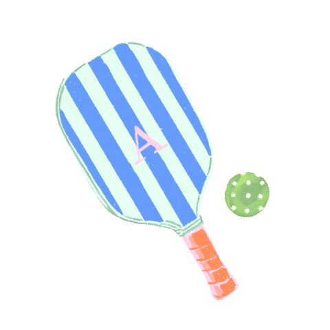 Pickleball Paddle Sticker by Anthropologie