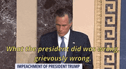 Mitt Romney Impeachment GIF