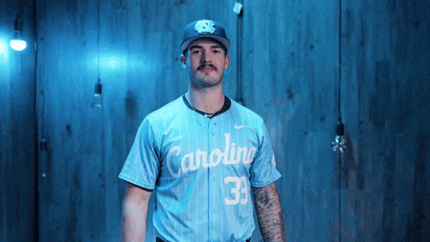 University Of North Carolina Baseball GIF by UNC Tar Heels