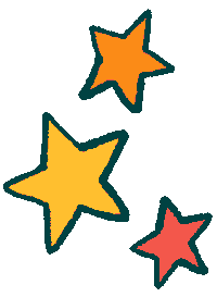 Stars Shine Sticker by Marie Spénale