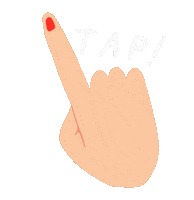Hand New Post Sticker by Nina Cosford