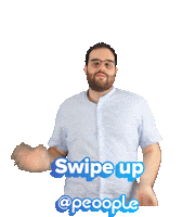 gay swipe up Sticker by Peoople