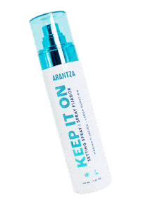 Setting Spray Keep It On Sticker by Arantza Cosmetics