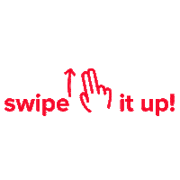Swipe It Up Sticker by indebuurt