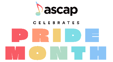 Music Note Pride Sticker by ASCAP