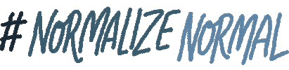Normalize Normal Sticker by heysleepybaby