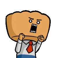 Angry Rage Sticker