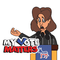 Voting United States Sticker by Christopher Pindling