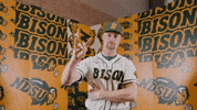 Baseball Bison GIF by NDSU Athletics