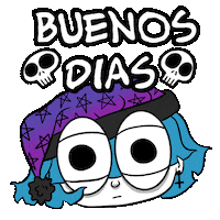 Good Morning Goth Sticker