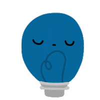 Littlecece cute blue yellow light Sticker