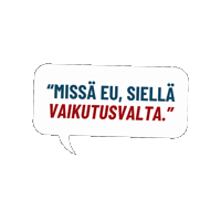 Eu Vaalit Sticker by Pohjanmaan Kokoomus