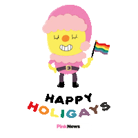Christmas Pride Sticker by PinkNews